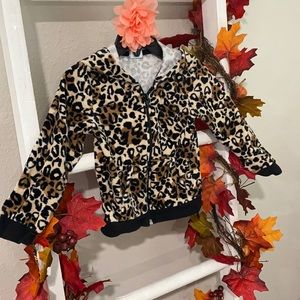 Cheetah Print zip up
